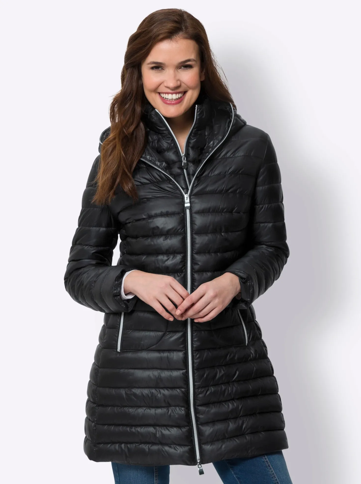 Steppjacke mit herausnehmbarem Einsatz