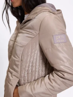 Steppjacke mit Kapuze