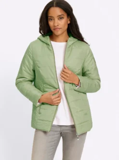 Steppjacke mit Kapuze