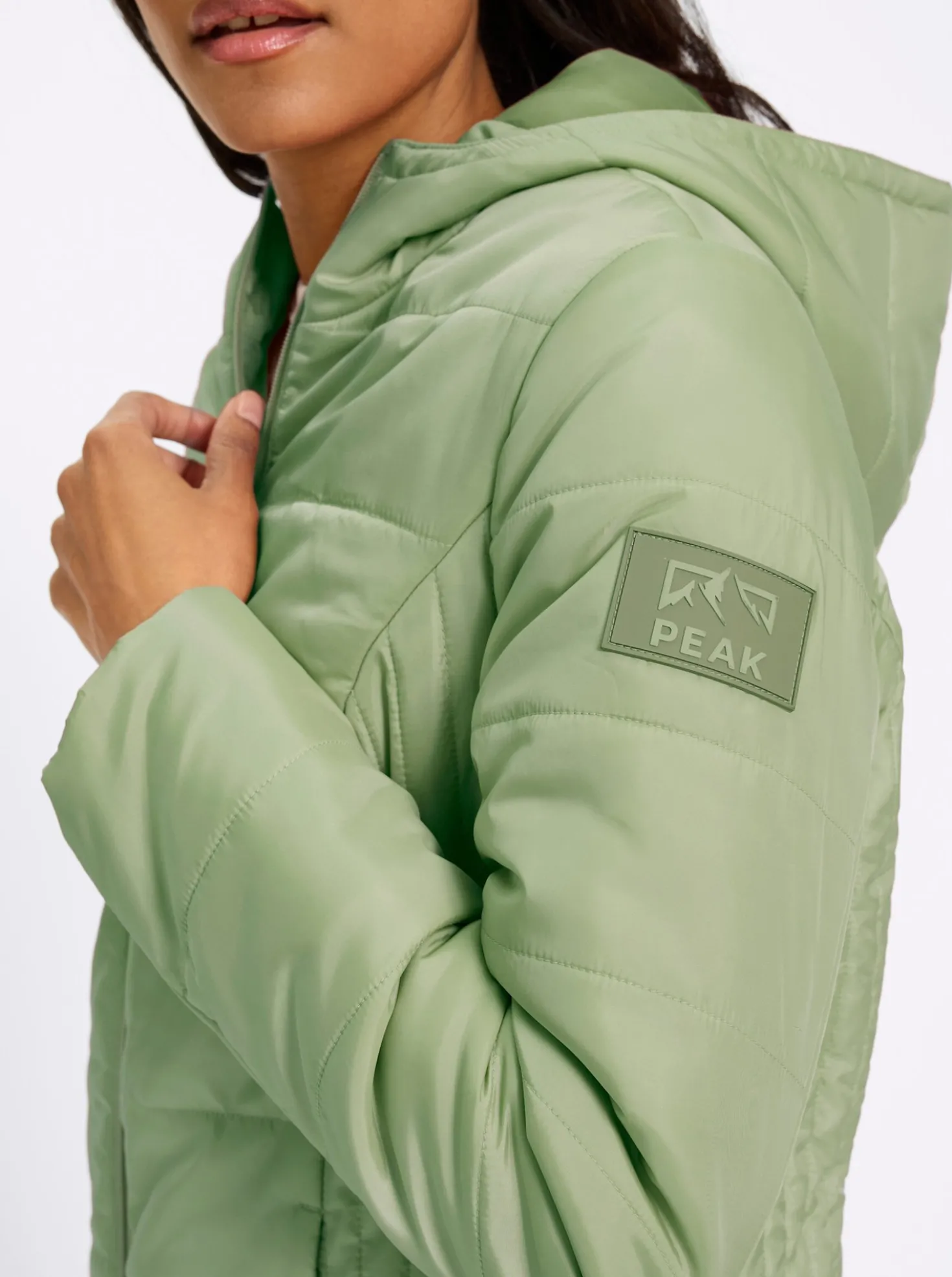 Steppjacke mit Kapuze