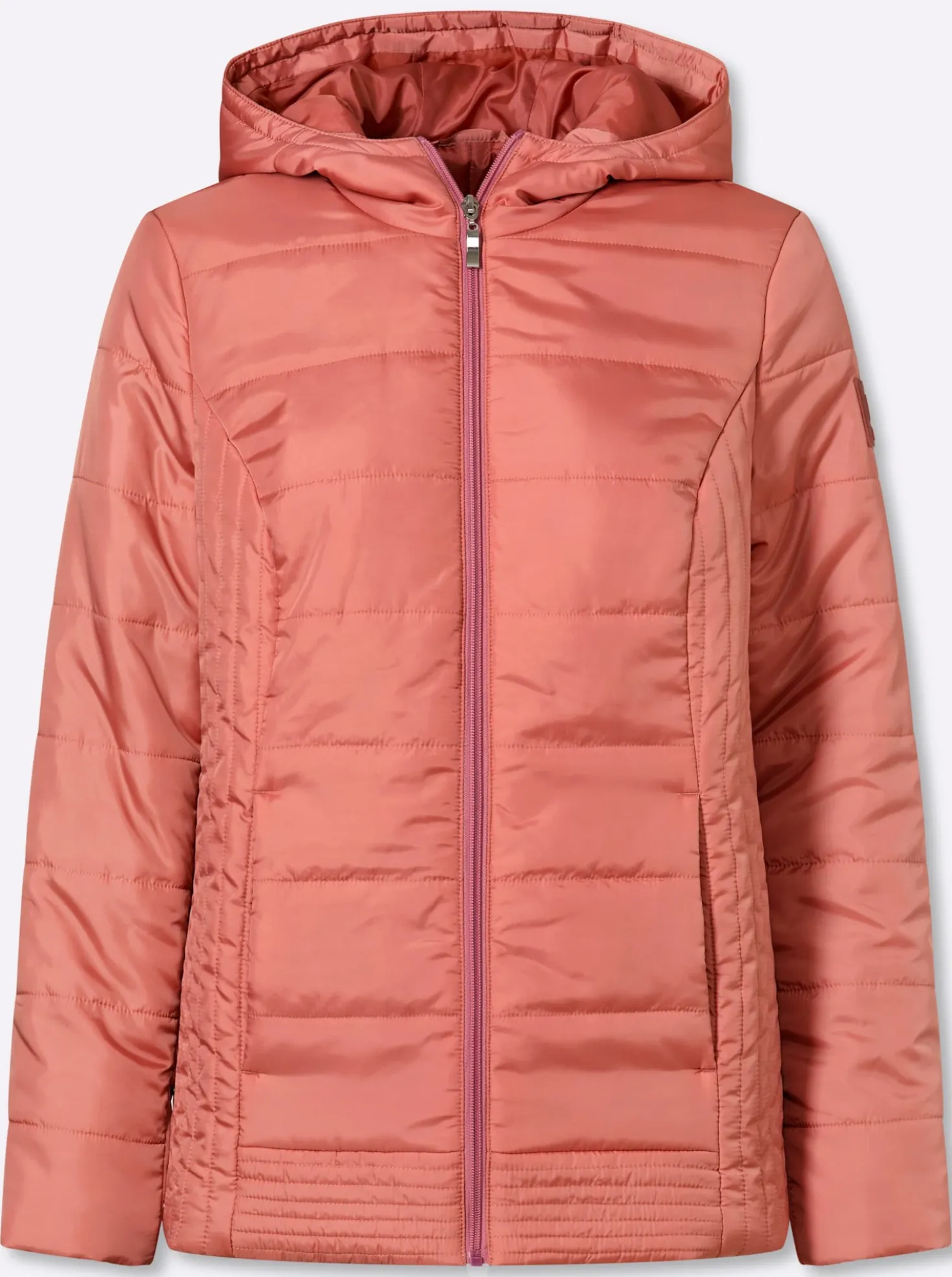 Steppjacke mit Kapuze