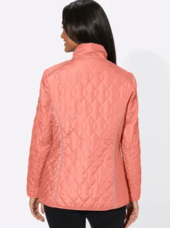 Steppjacke mit Kontrast-Details