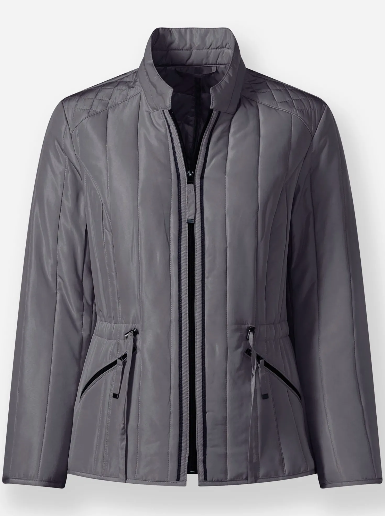Steppjacke mit Längssteppung