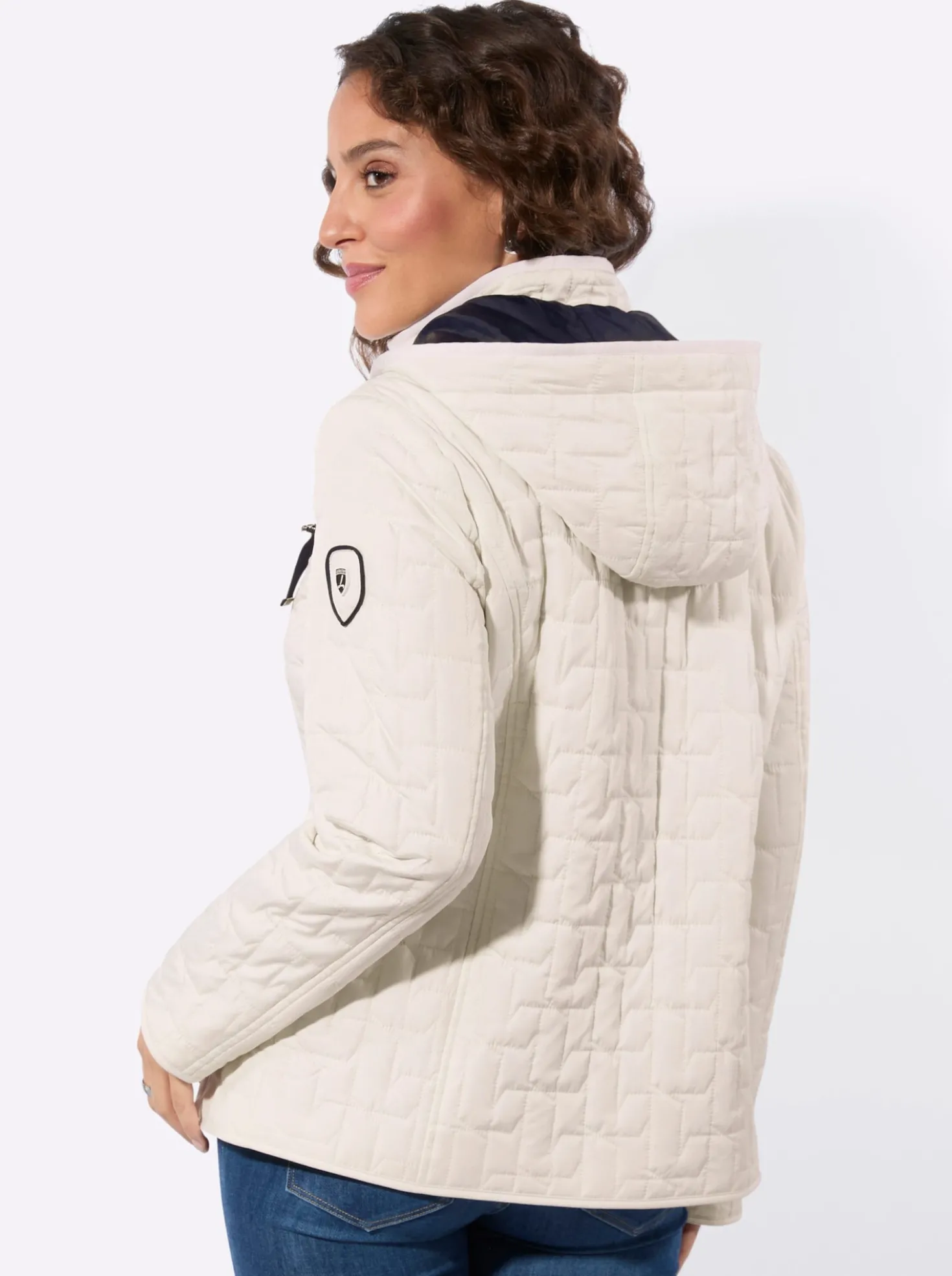 Steppjacke mit Reißverschluss-Taschen