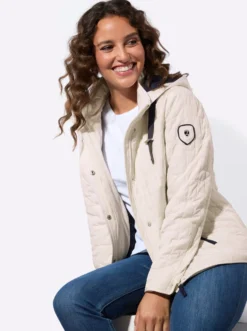 Steppjacke mit Reißverschluss-Taschen