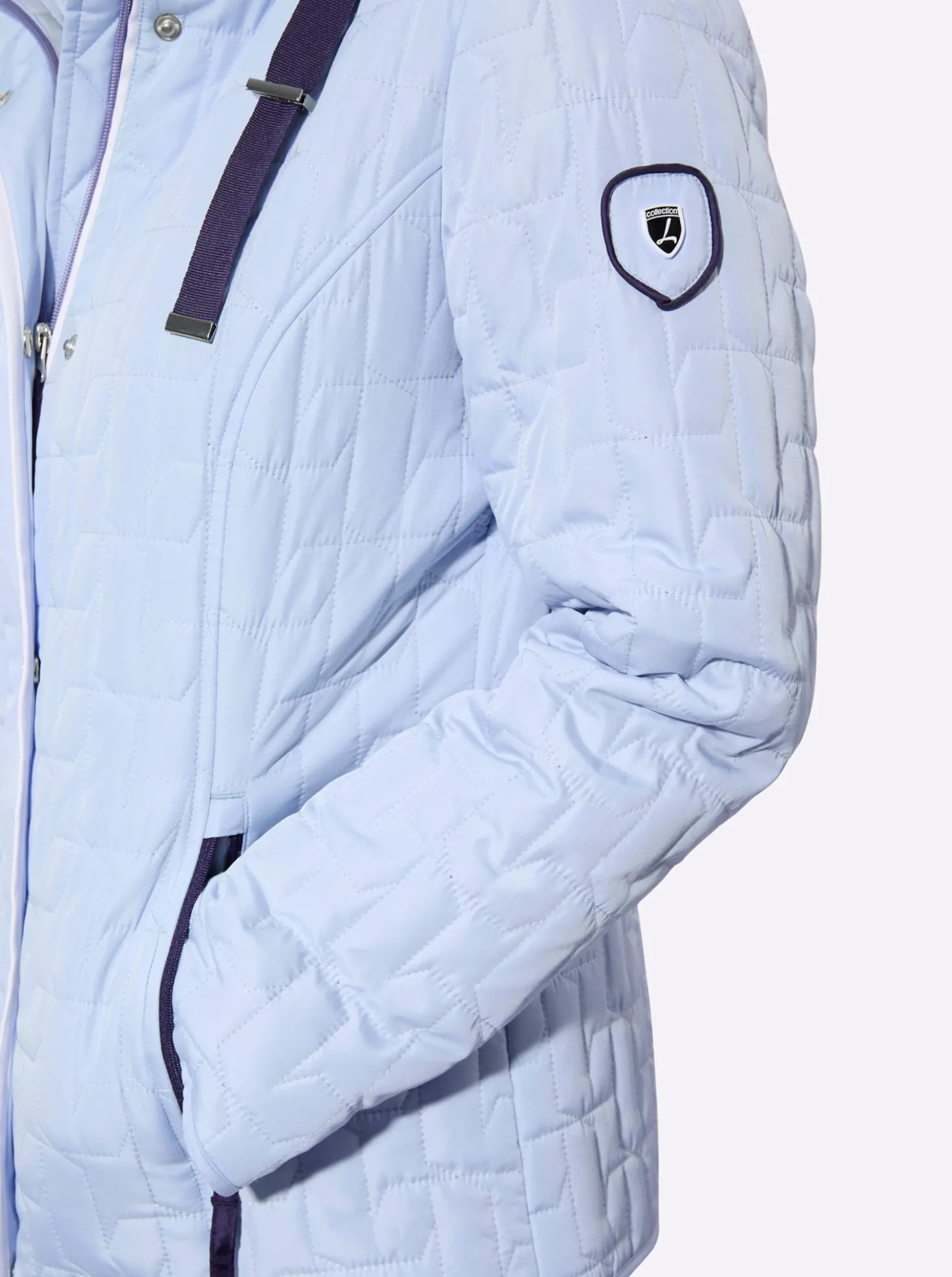 Steppjacke mit Reißverschluss-Taschen
