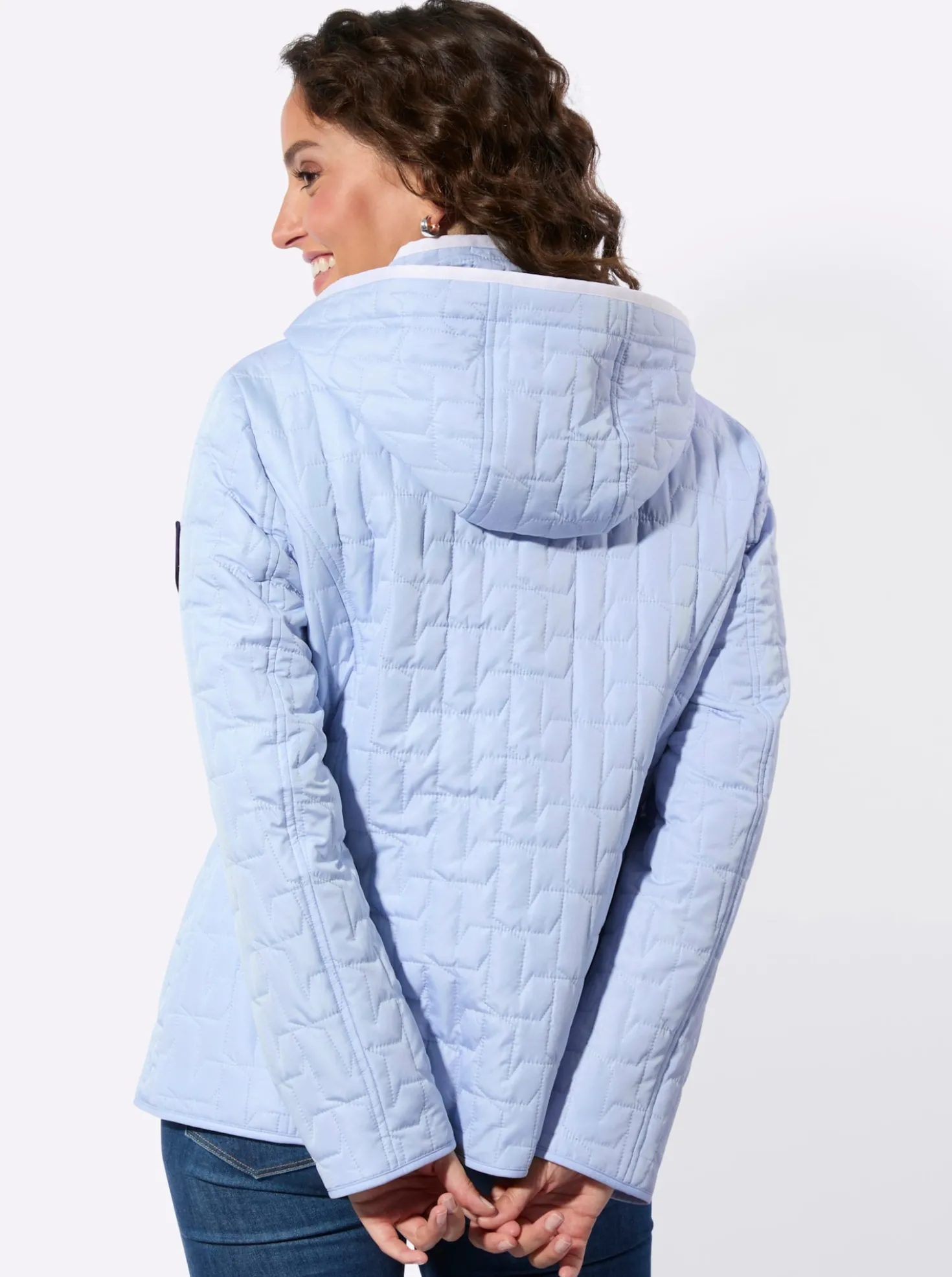 Steppjacke mit Reißverschluss-Taschen