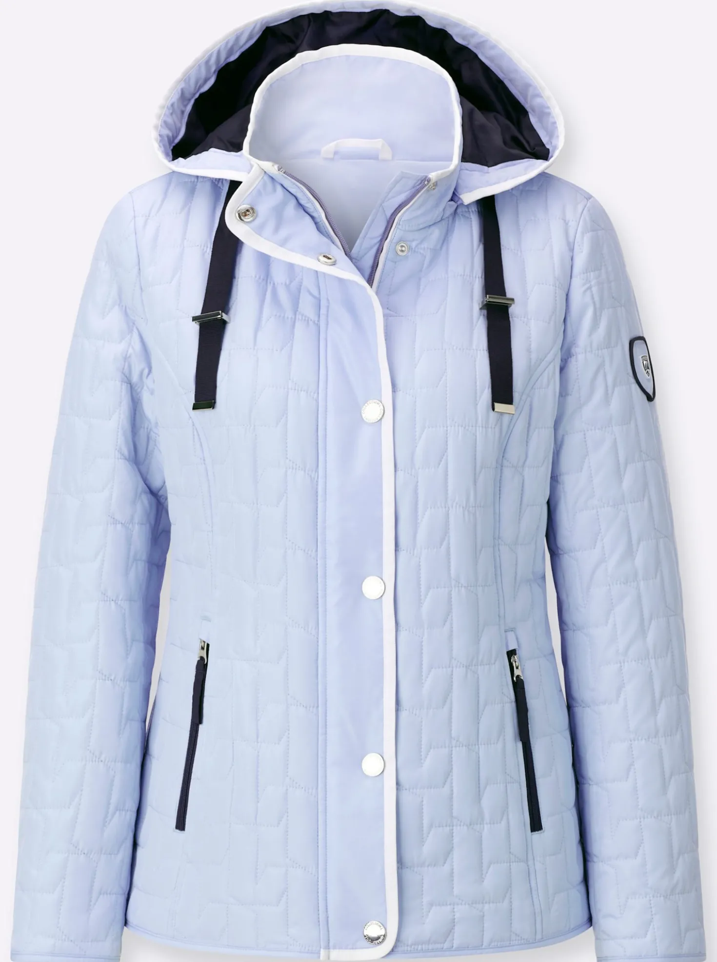 Steppjacke mit Reißverschluss-Taschen