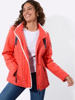 Steppjacke mit Reißverschluss-Taschen