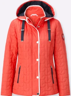 Steppjacke mit Reißverschluss-Taschen