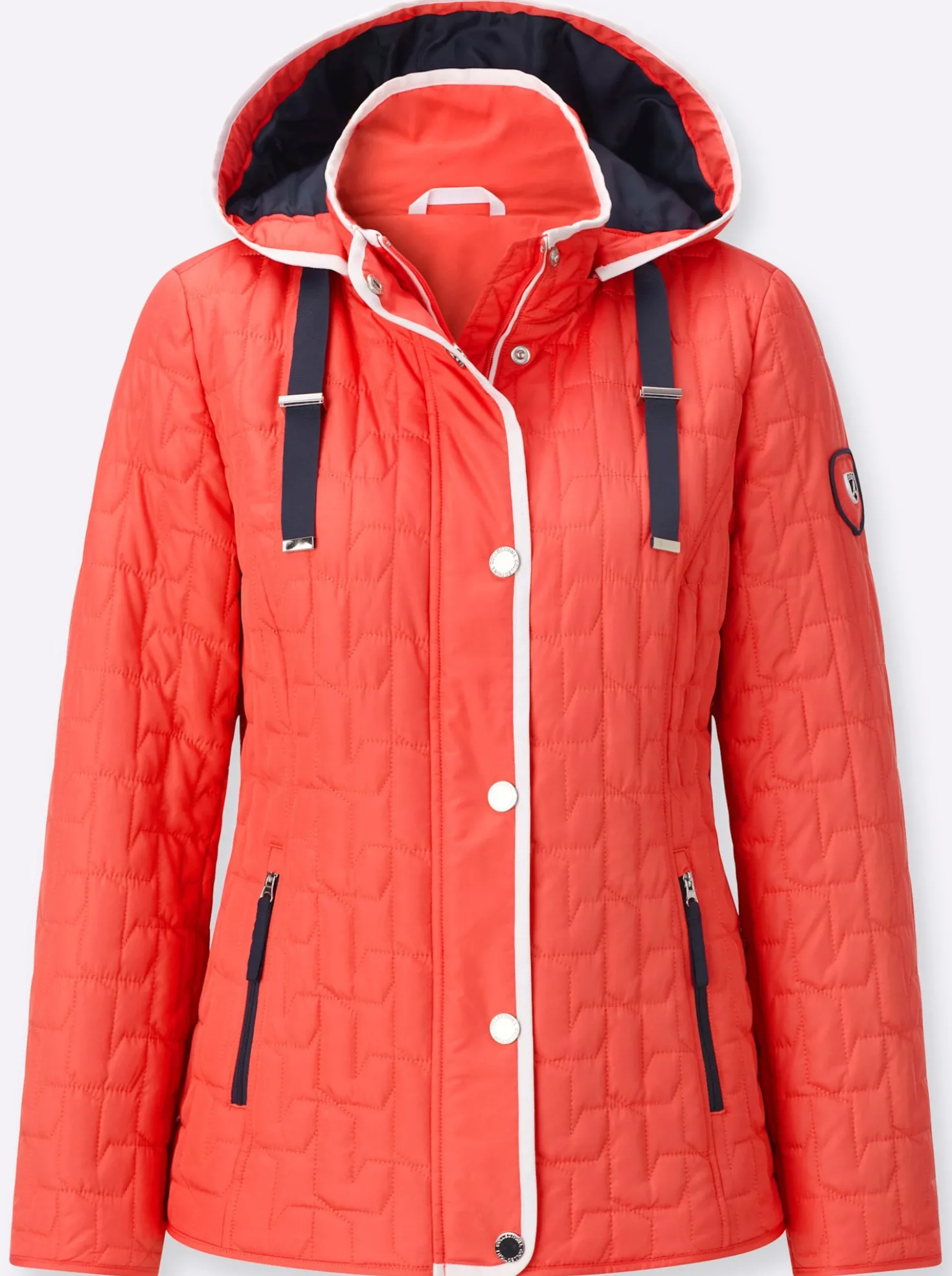 Steppjacke mit Reißverschluss-Taschen