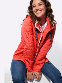 Steppjacke mit Reißverschluss-Taschen