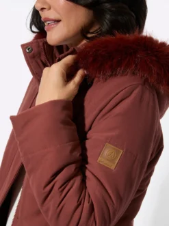 Steppjacke mit Teddy-Fleece-Futter