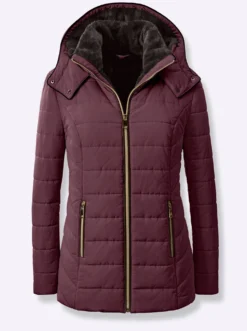 Steppjacke mit Teddy-Fleece innen