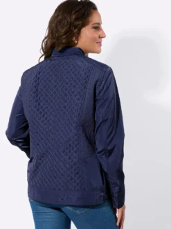 Steppjacke mit verdeckten Reißverschluss-Taschen