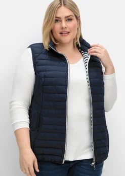 Steppweste mit 2-Wege-Zipper
