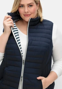 Steppweste mit 2-Wege-Zipper