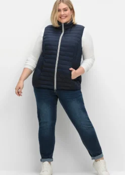 Steppweste mit 2-Wege-Zipper