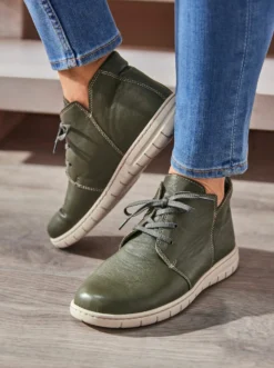 Stiefelette aus Echtleder