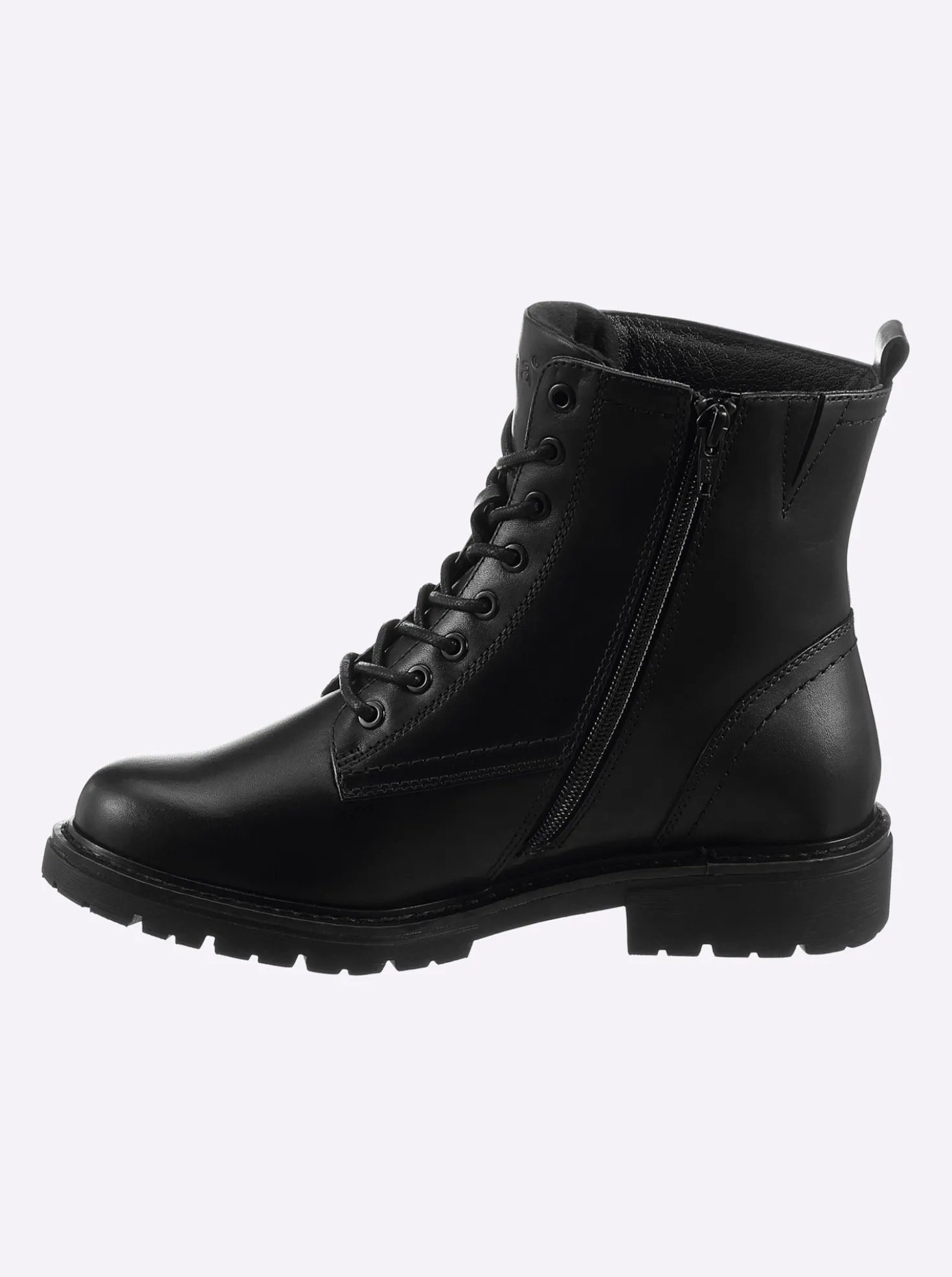 Stiefelette aus Echtleder