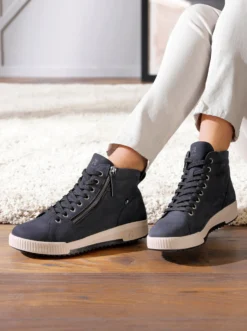 Stiefelette aus Glattleder