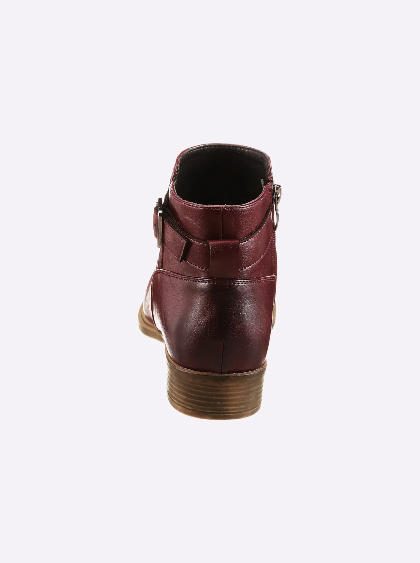 Stiefelette in Leder-Optik