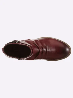 Stiefelette in Leder-Optik