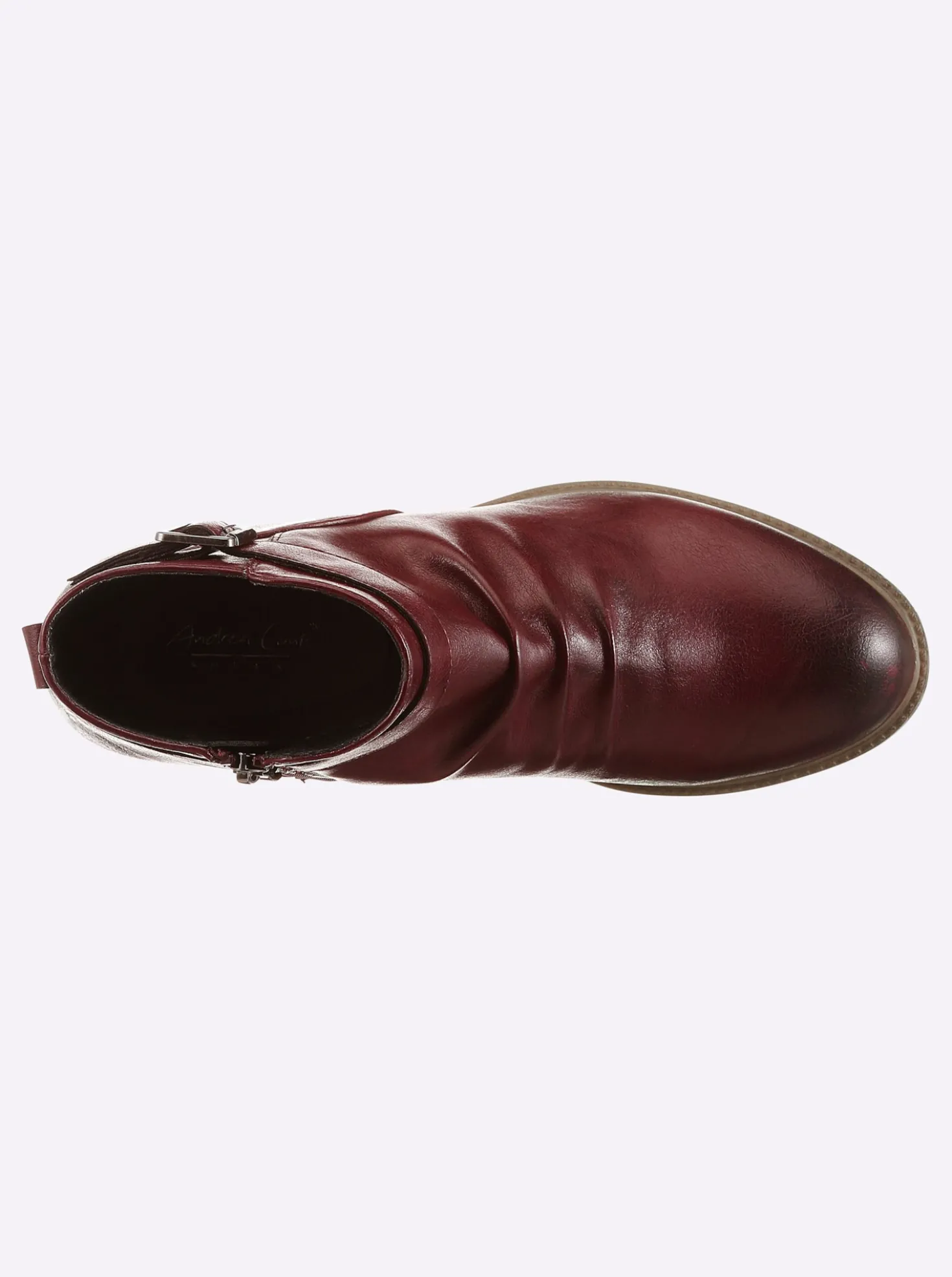 Stiefelette in Leder-Optik