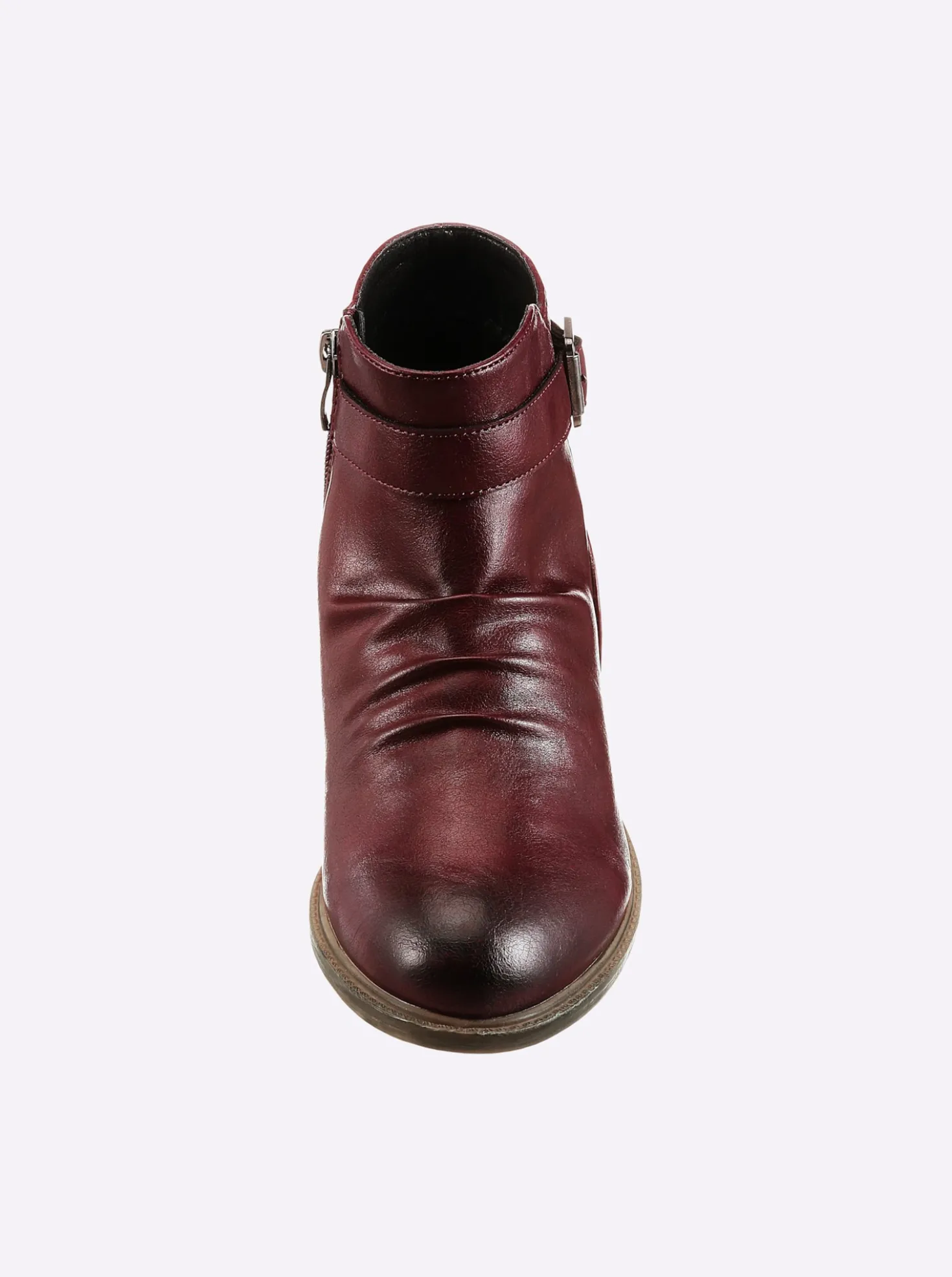 Stiefelette in Leder-Optik