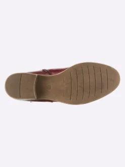 Stiefelette in Leder-Optik