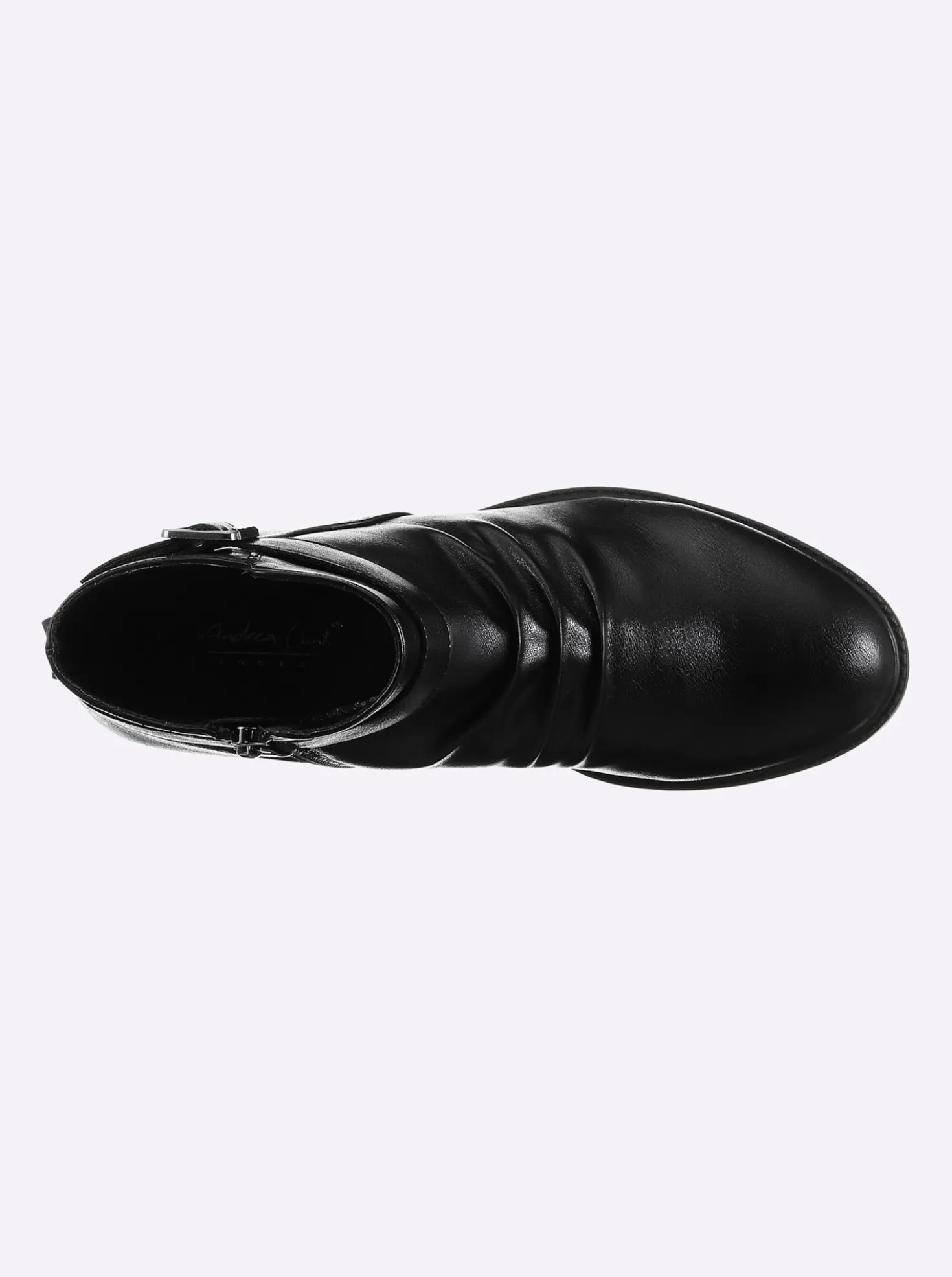 Stiefelette in Leder-Optik