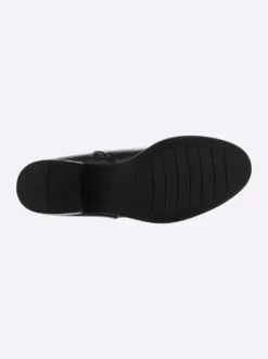 Stiefelette in Leder-Optik