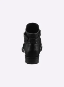 Stiefelette in Leder-Optik