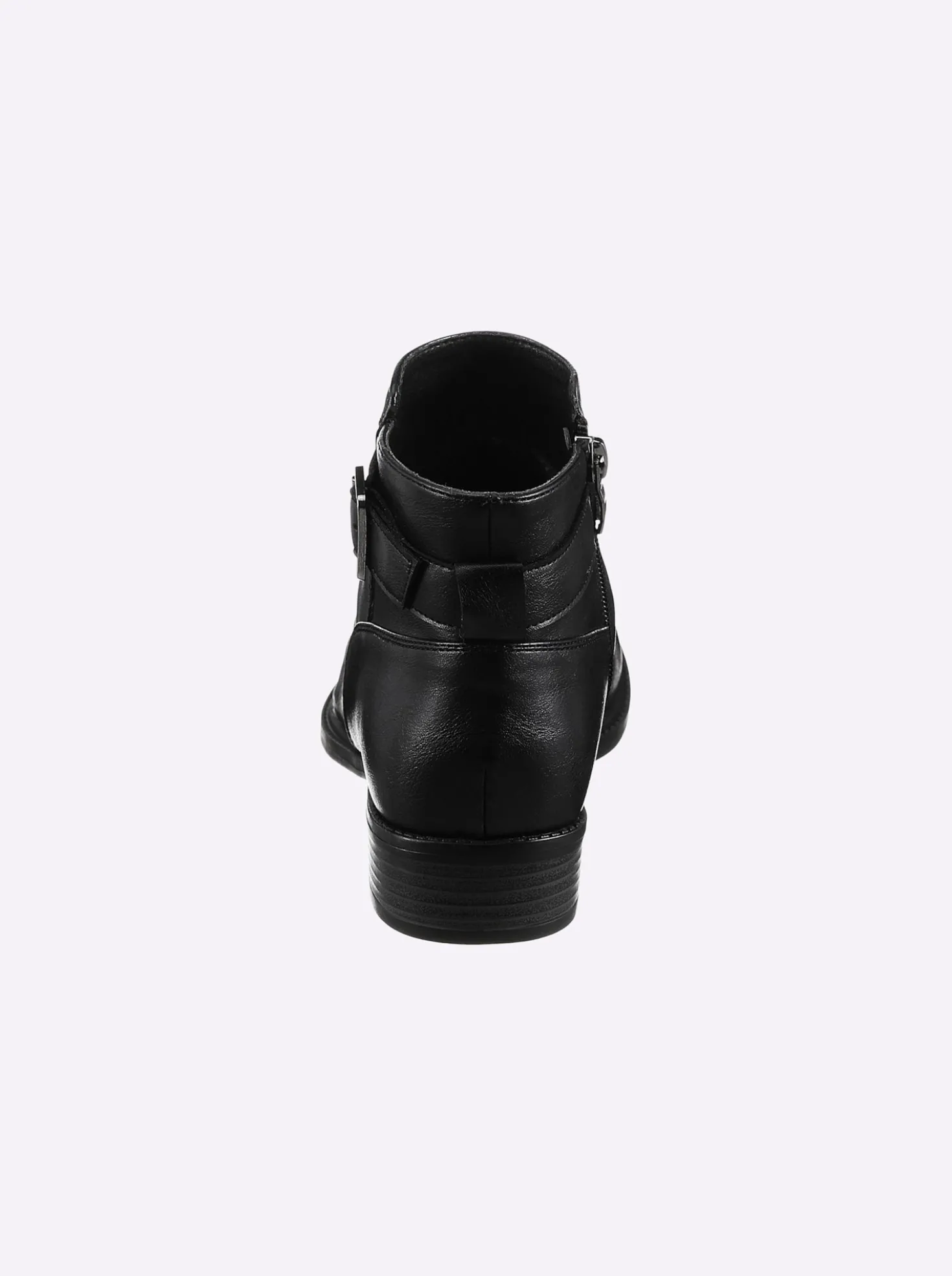 Stiefelette in Leder-Optik