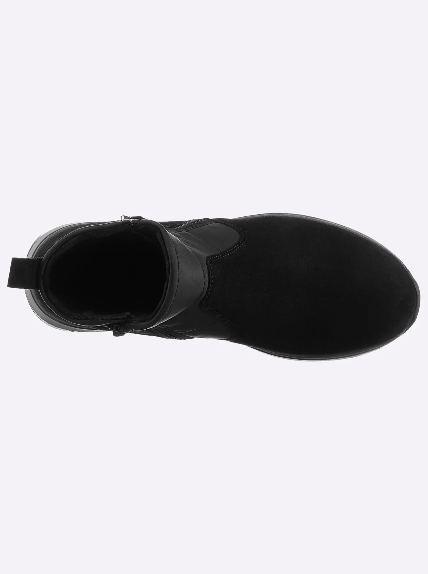 Stiefelette mit Doppel-Reißverschluss