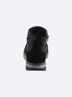Stiefelette mit Doppel-Reißverschluss