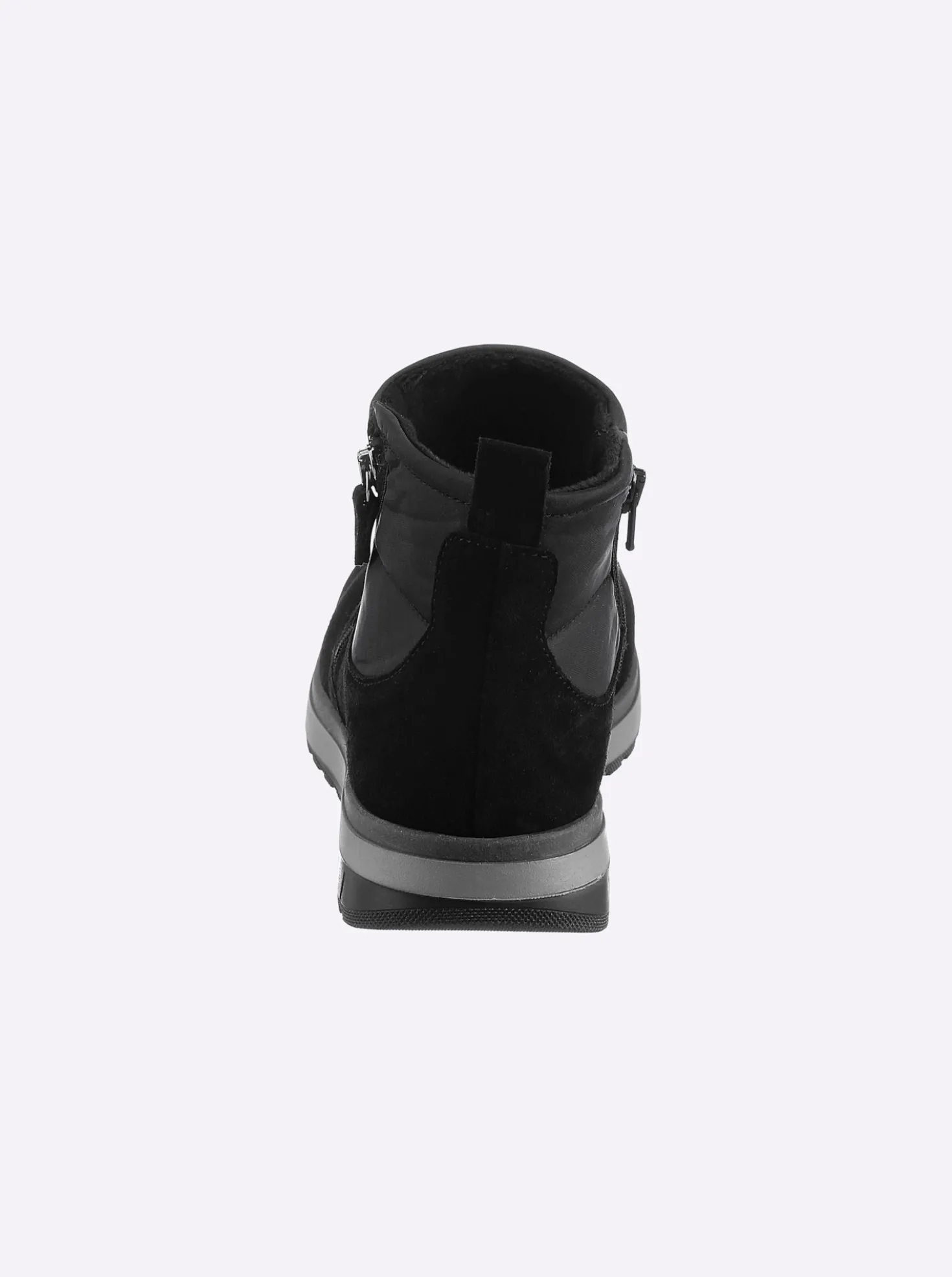 Stiefelette mit Doppel-Reißverschluss