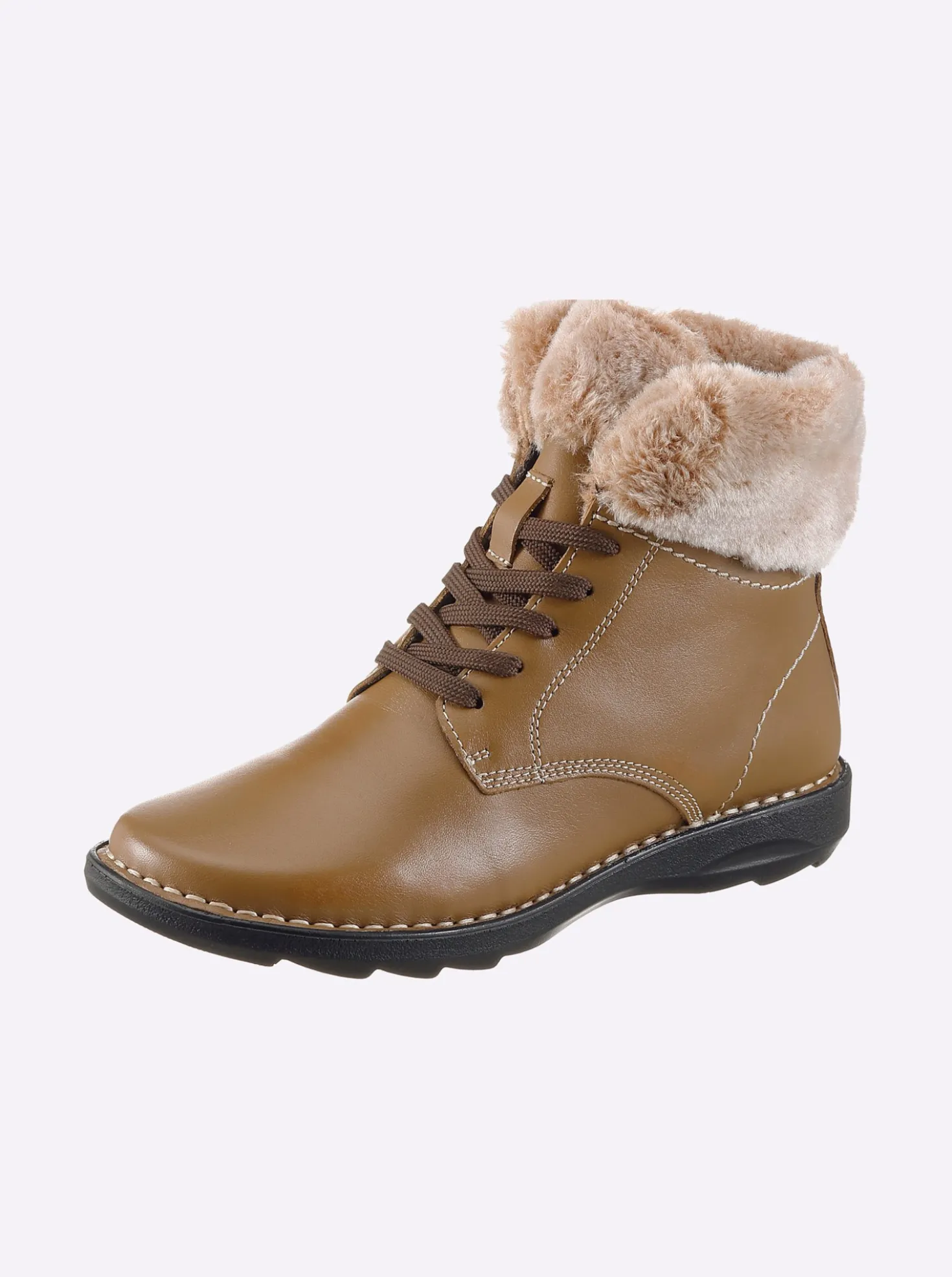 Stiefelette mit Futter