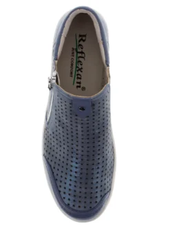 Stiefelette mit Glanz-Effekt