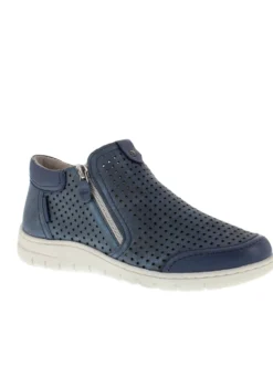 Stiefelette mit Glanz-Effekt