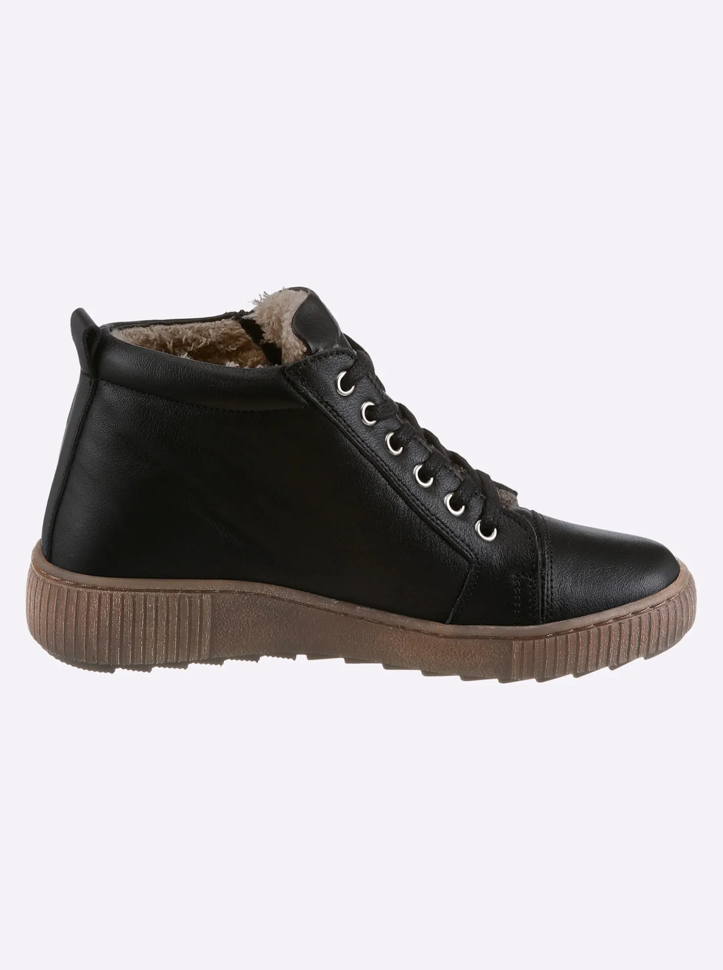 Stiefelette mit Innenfutter