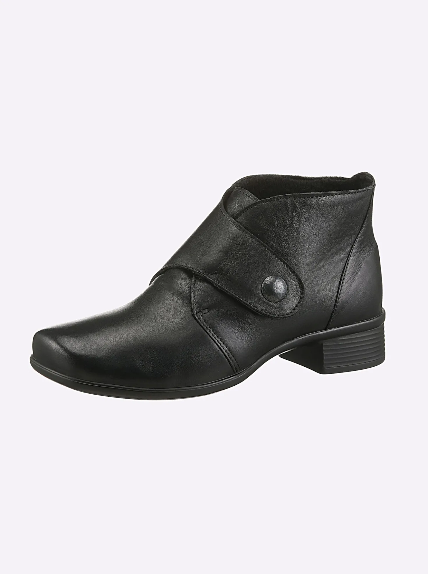 Stiefelette mit Klettverschluss