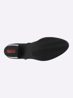 Stiefelette mit Materialmix