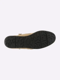 Stiefelette mit Nubukleder