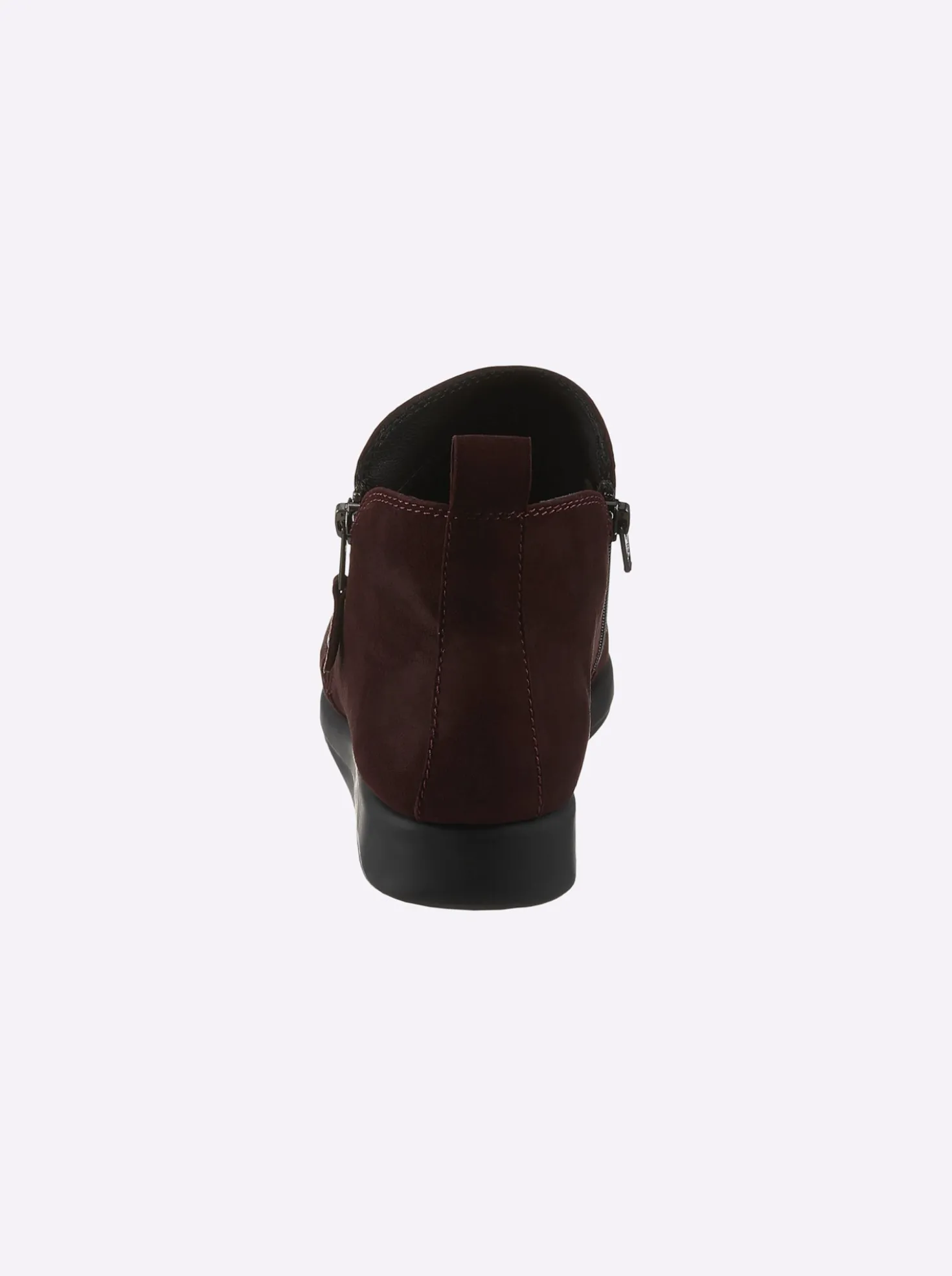 Stiefelette mit Nubukleder