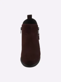 Stiefelette mit Nubukleder