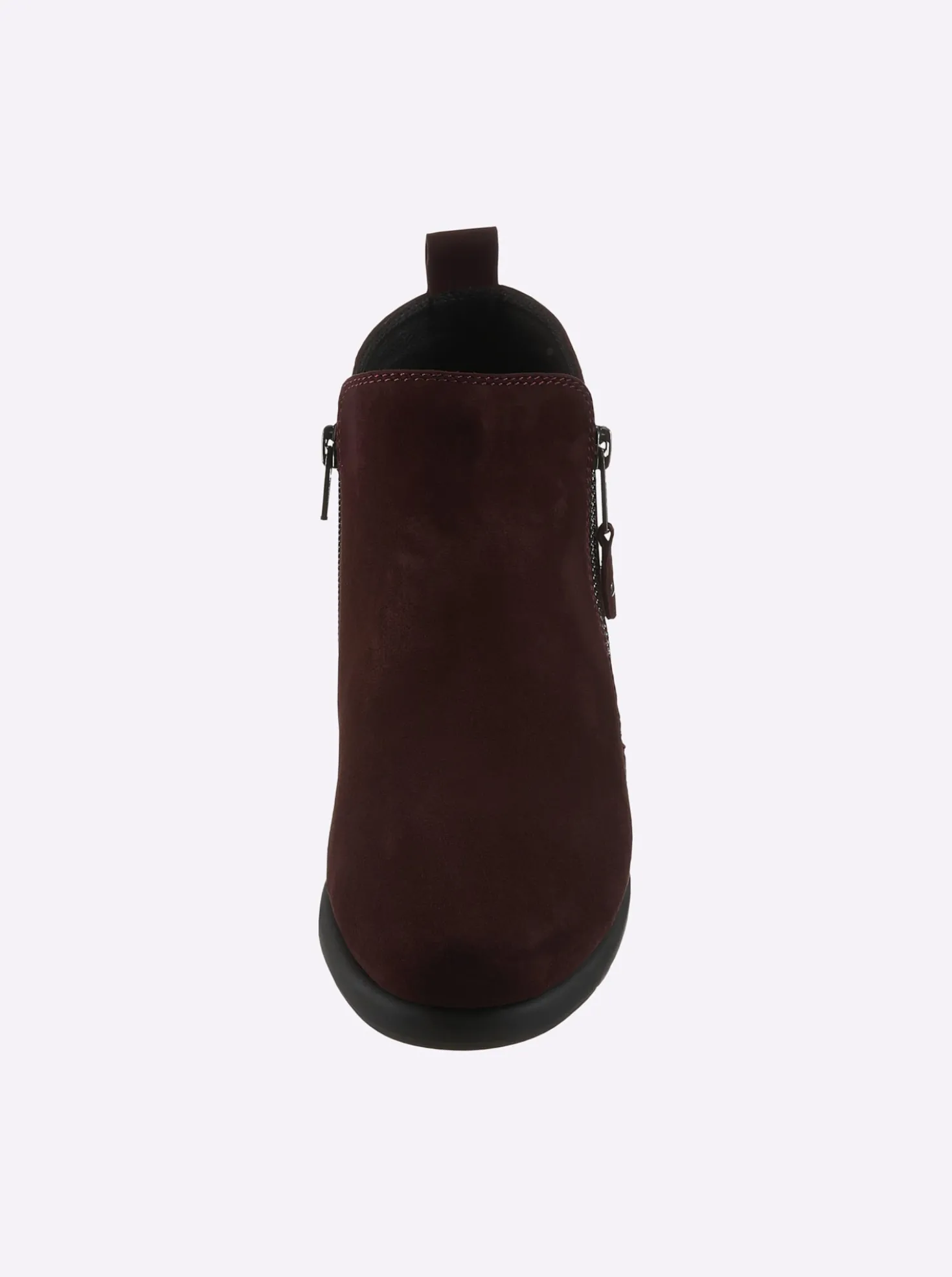 Stiefelette mit Nubukleder