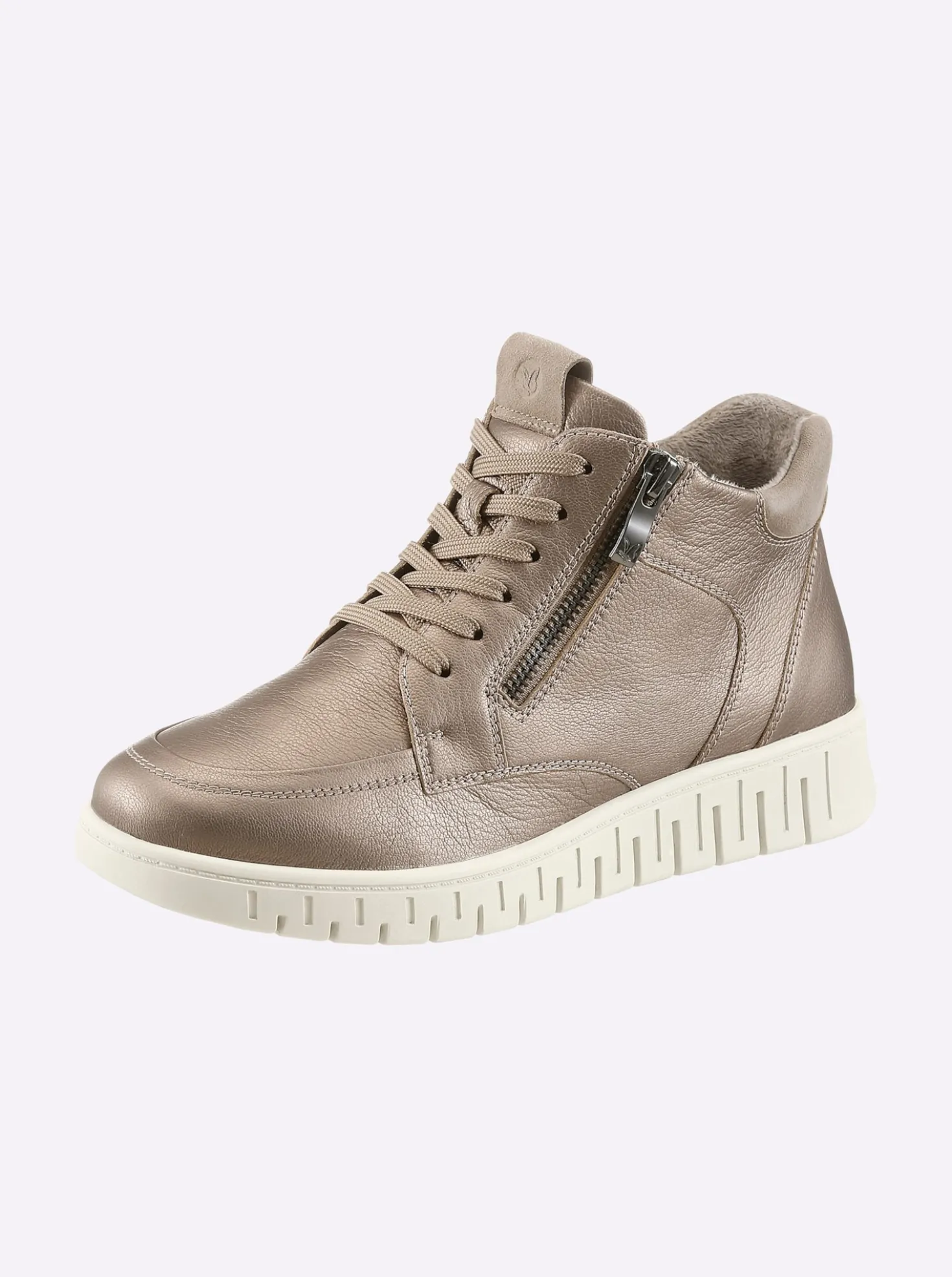 Stiefelette mit Profilsohle