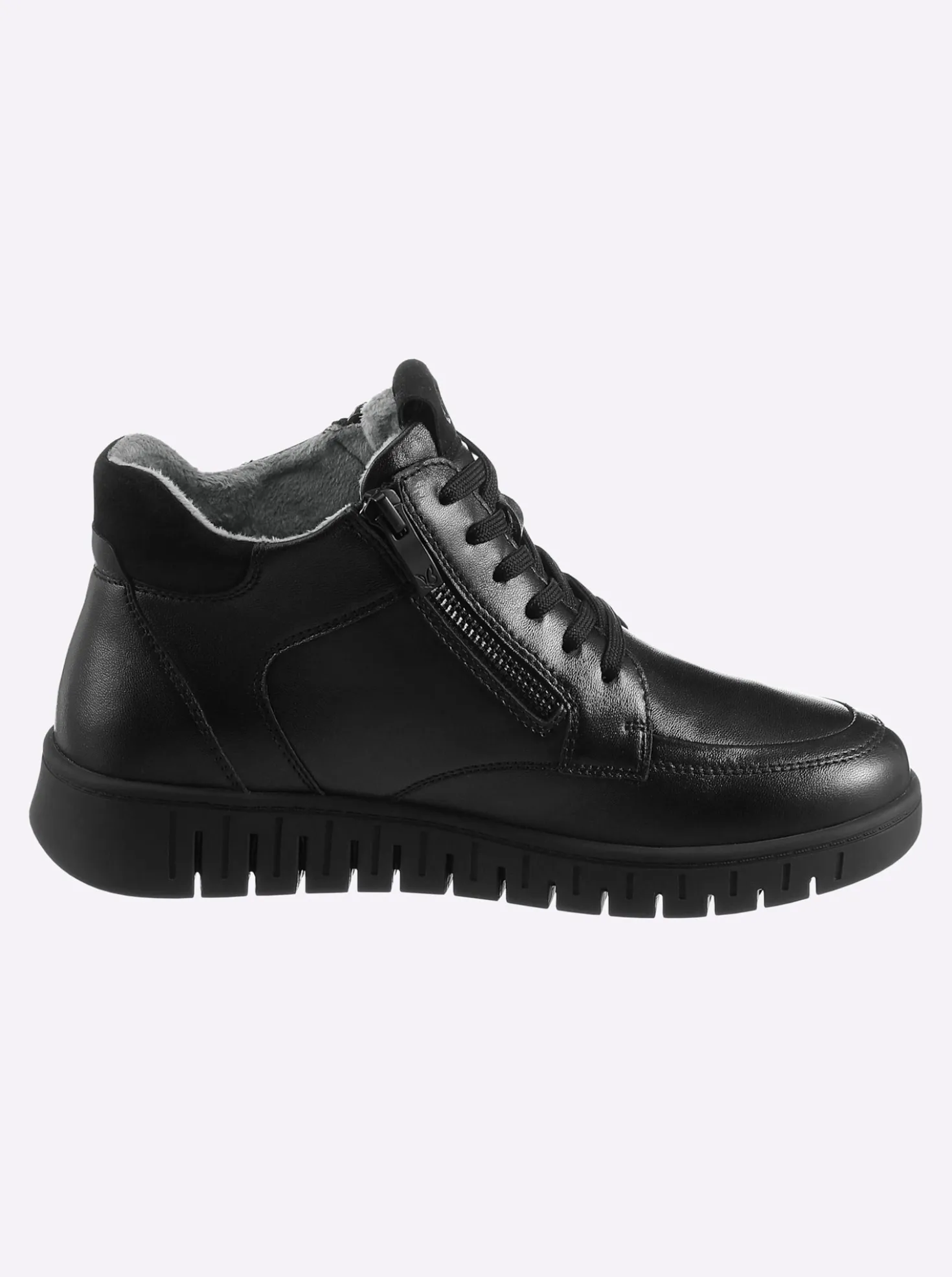 Stiefelette mit Profilsohle