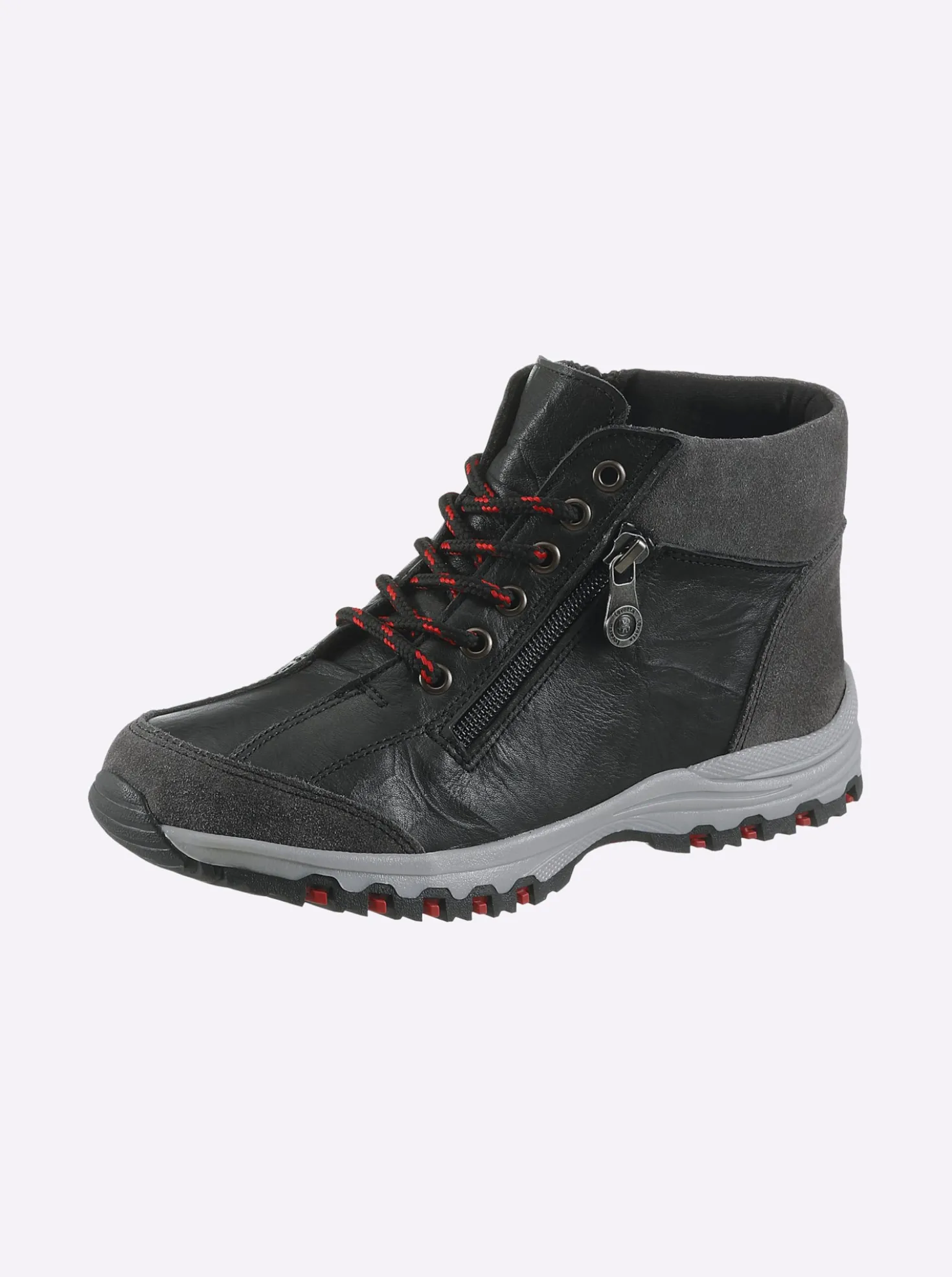 Stiefelette mit Profilsohle